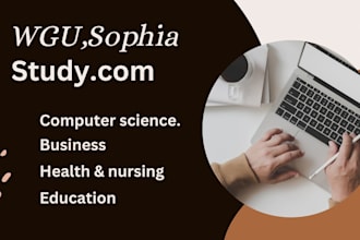 help with sophia, straighterline, wgu, snhu, walden
