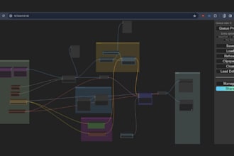 create a comfyui workflow supporting controlnet and custom nodes