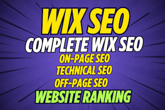 do wix SEO service and onpage optimization for website ranking in usa uk canada