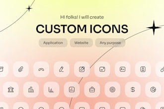 create professional icon design for any purpose