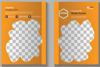 sketch unique and creative book cover design