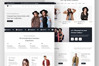 design ecommerce website clothing jewelry boutique fashion website development