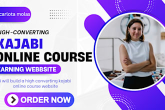 build a high converting kajabi online course website