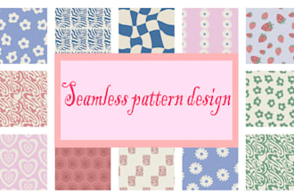 create seamless pattern designs for fabric