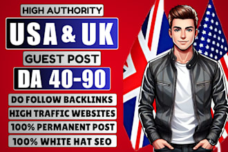 do USA guest posts, UK guest posts with dofollow backlinks on USA and UK blogs