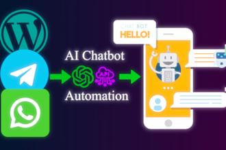 build an advanced ai chatbot for whatsapp, telegram and web automation