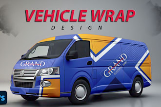 do unique van wrap, car wrap and vehicle wrap design