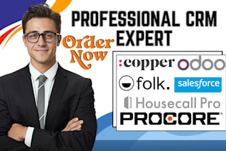 do odoo crm housecall pro copper salesforce  automation folk procore integration