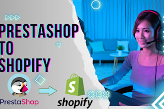 migrate your prestashop store to shopify or woocommerce
