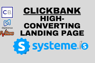 build your high converting landing page sales funnel with systeme io