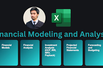 build investor ready financial models, projections and financial analysis