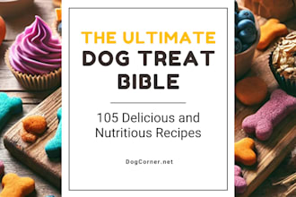 provide an editable dog treat recipe ebook with plr for resale