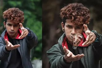 do photo manipulation, photoshop editing, image editing, face swap, photo blend