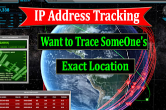 trace location , find IP , trace social media ,investigation
