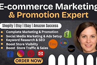 boost etsy sales, etsy promotion, shopify marketing, amazon and ebay promotion