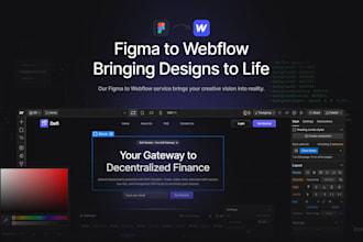 convert design to webflow for scalable websites