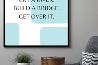 create ready to print quote posters