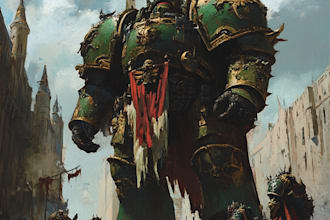 create your warhammer 40k character illustration