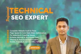 be your technical SEO expert and fix website errors
