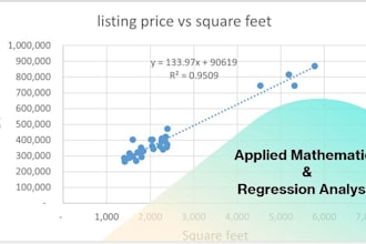 assist with applied mathematics and regression analysis