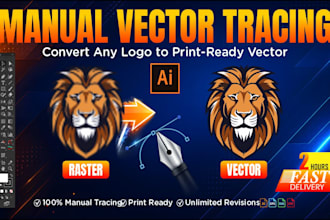 professionally vectorize and redraw your logo