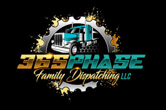 create awesome and gorgeous trucking dispatching logo design