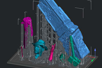prepare and support your models for resin,sla 3d printing