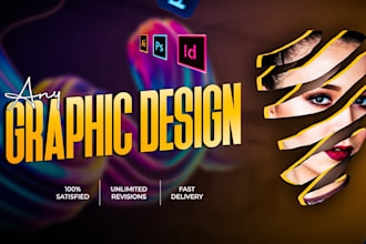 design an awesome graphic design, redesign vector artwork