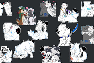 draw furry stickers nsfw animated stickers for discord and telegram community