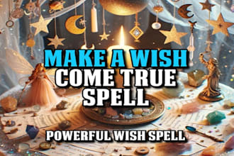 cast a powerful djinn wish manifestation spell for you