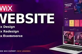design or redesign your wix studio website