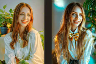 make ai linkedin headshots change outfit dress for social media and busines