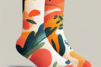 design unique socks design for your brand