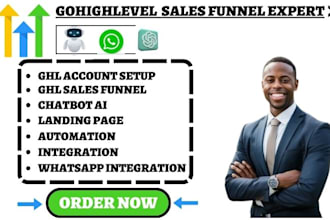 setup gohighlevel workflow automation sales funnel pipeline chatbot whatsapp int