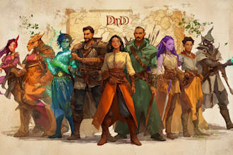 illustrate your oc or dnd character art