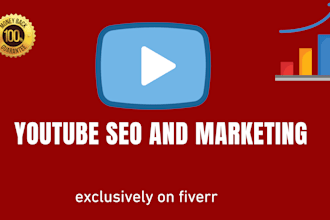 do youtube SEO and manual marketing for real growth
