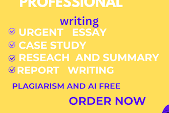 urgent essay writing as an essay writer