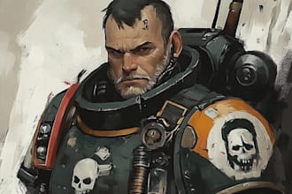 draw your star wars, warhammer 40k or character