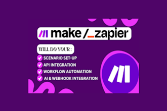 create make com automations , made com , zapier ai automation