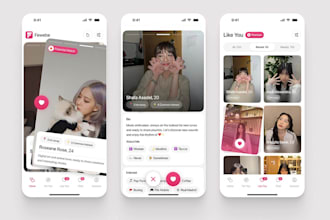 develop dating application app like tinder , bumble , hinge