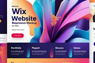 design or redesign wix or wix studio website