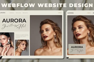 create responsive webflow website design and figma to webflow design