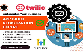 do a2p 10dlc registration and verification on gohighlevel or twilio a2p ringcent