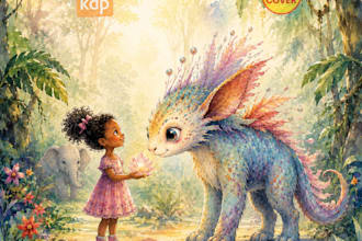 design children story book illustration and children book illustrator watercolor