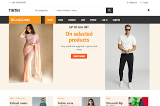 develop websites with HTML CSS PHP bootsrap and manage hosting