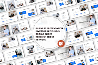 business presentation investors pitch deck business pitch deck