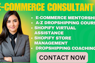 do ecommerce mentor dropshipping coach shopify amazon dropshipping consultant