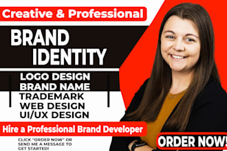 create topnotch brand name, logo design, web design, business name and slogan