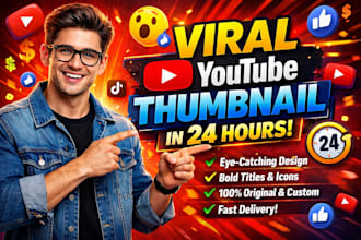 design awesome youtube thumbnails in 24 hour
