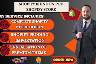 build profitable ROI shopify shine on printify redesign shopify pod printful